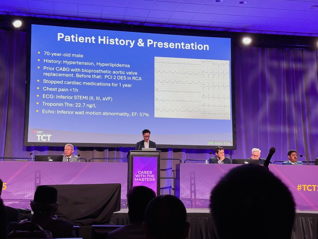 Bác sĩ Việt trình bày ca can thiệp tim mạch phức tạp tại hội nghị hàng đầu thế giới - 1