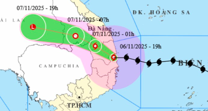 Bão số 13 Kalmaegi gây gió mạnh và mưa lớn ở Gia Lai – Đắk Lắk - Ảnh 1.