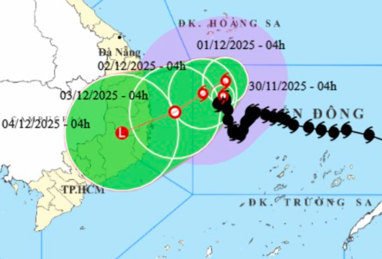Bão số 15 giật cấp 11, 