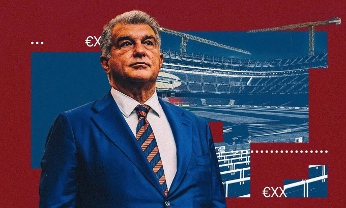 Chủ tịch Barca, Joan Laporta. Ảnh: Athletic