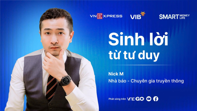 Tác giả sách 1987, Ngọc Nick M là khách mời tập 3 vodcast Smart Money, Smart Life - Dẫn đầu xu thế sinh lời. Ảnh: NVCC