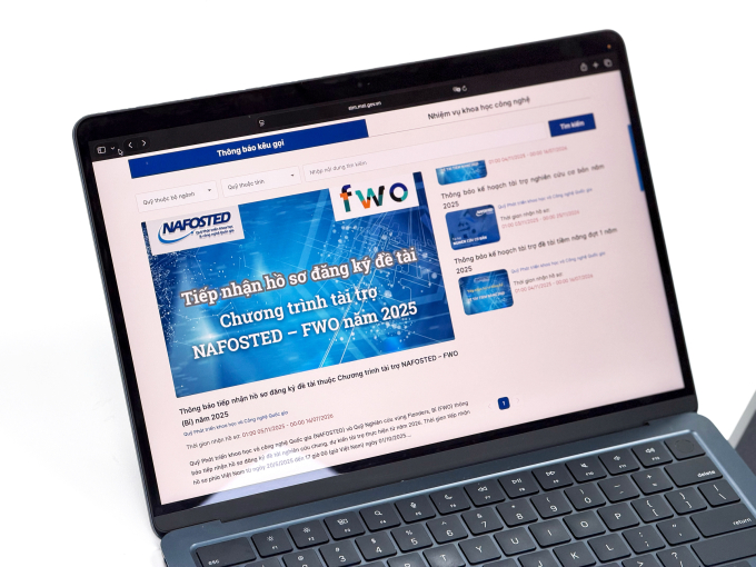 Giao diện website hệ thống. Ảnh: Lưu Quý