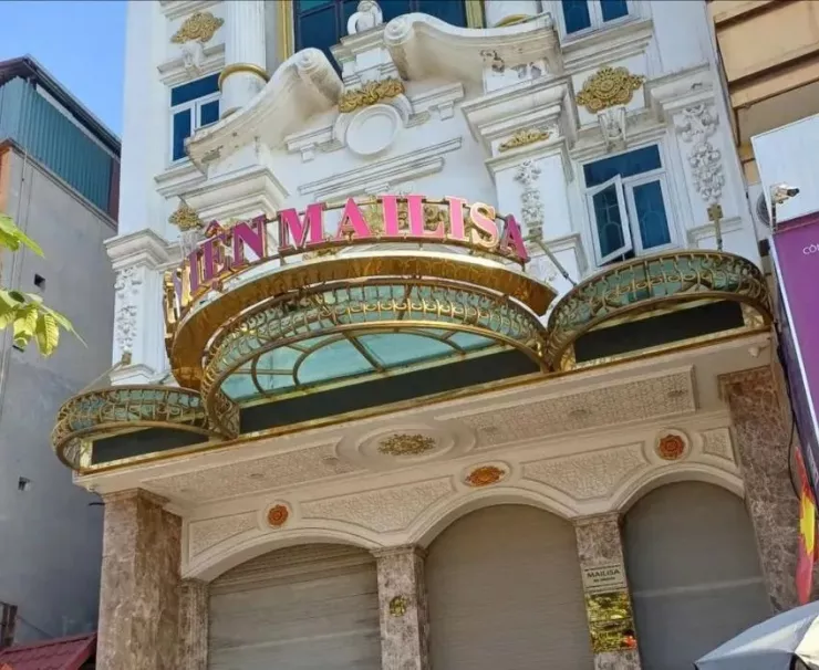 Cơ sở thẩm mỹ viện Mailisa tại số 6 Nguyễn Khánh Toàn, Hà Nội. Ảnh: ĐL