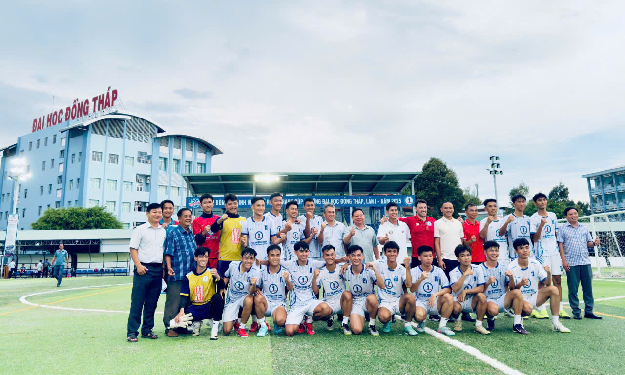 Bỏ thêm tiền tỉ làm sân, Trường ĐH Đồng Tháp 'chơi lớn' đăng cai giải sinh viên- Ảnh 1.