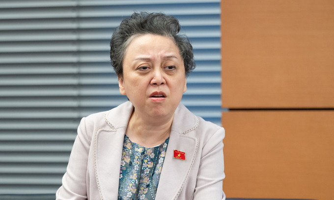 Đại biểu Phạm Khánh Phong Lan (Giám đốc Sở An toàn thực phẩm TP HCM). Ảnh: Cổng TTĐT Quốc hội