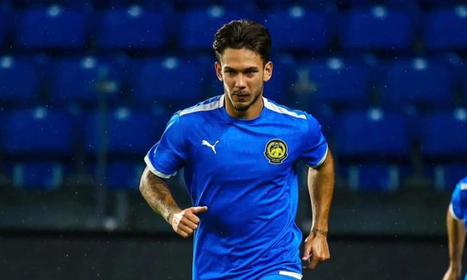 Hậu vệ nhập tịch Malaysia bị cấm thi đấu, Gabriel Palmero. Ảnh: NST