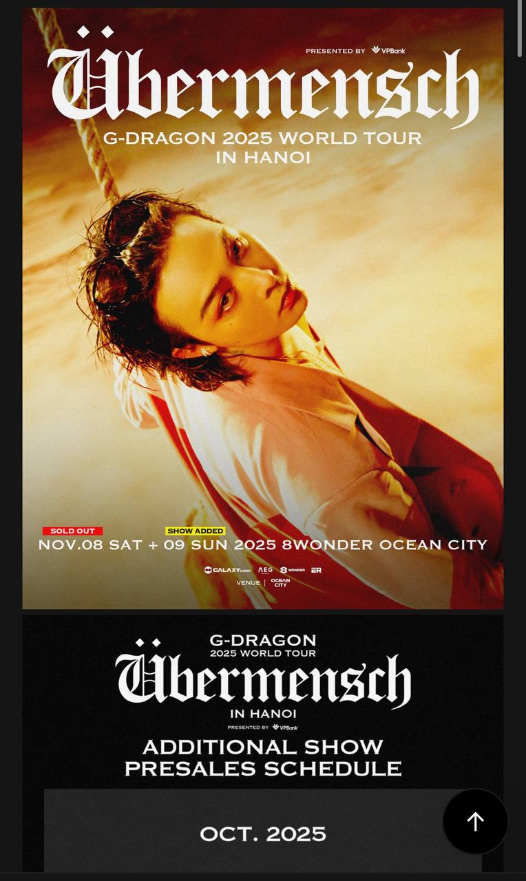 Chốt tổ chức 2 đêm concert G-DRAGON tại Hà Nội, fan Việt quá chất!- Ảnh 1.