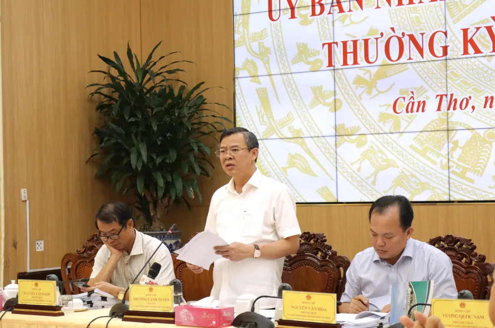 Chủ tịch UBND TP Cần Thơ Trương Cảnh Tuyên