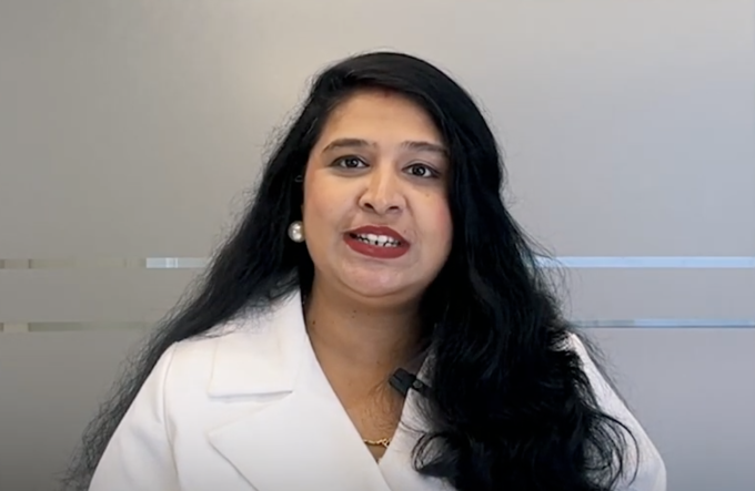 TS. Rakhee Das chia sẻ tại hội thảo qua hình thức trực tuyến. Ảnh chụp màn hình