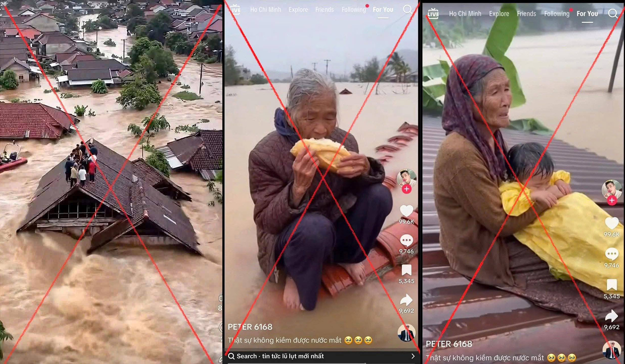 'Cơn lũ' tin giả dùng AI càn quét mạng xã hội - Ảnh 1. 'Cơn lũ' tin giả dùng AI càn quét mạng xã hội - Ảnh 1.