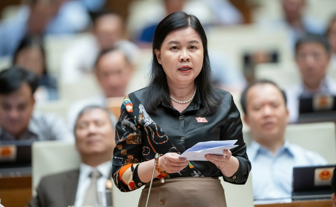 Phó chủ nhiệm Ủy ban Pháp luật và Tư pháp Nguyễn Phương Thủy. Ảnh: Media Quốc hội