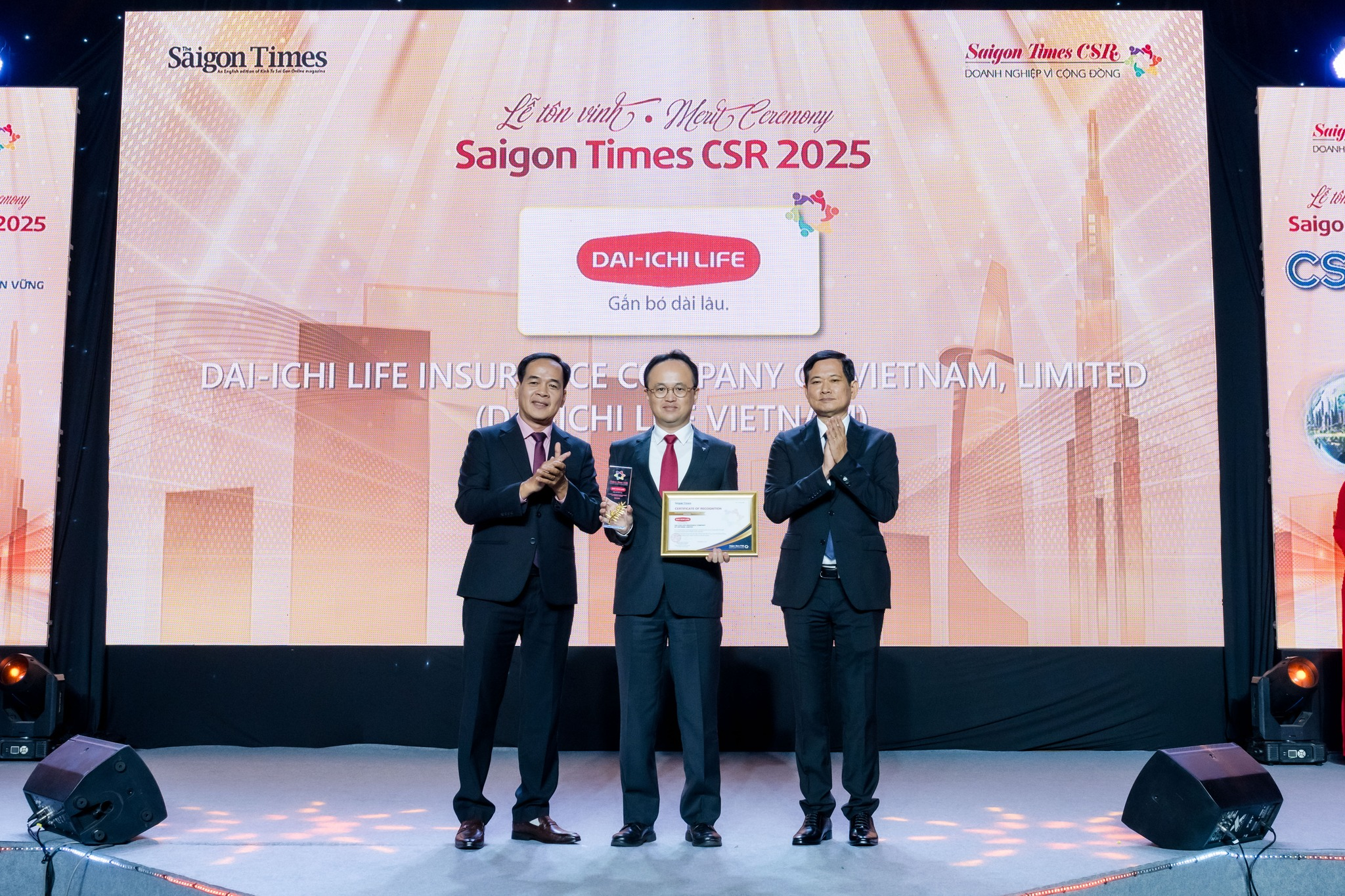 Dai-ichi Life Việt Nam được vinh danh ‘Doanh nghiệp vì cộng đồng – Saigon Times CSR’ 
- Ảnh 1.