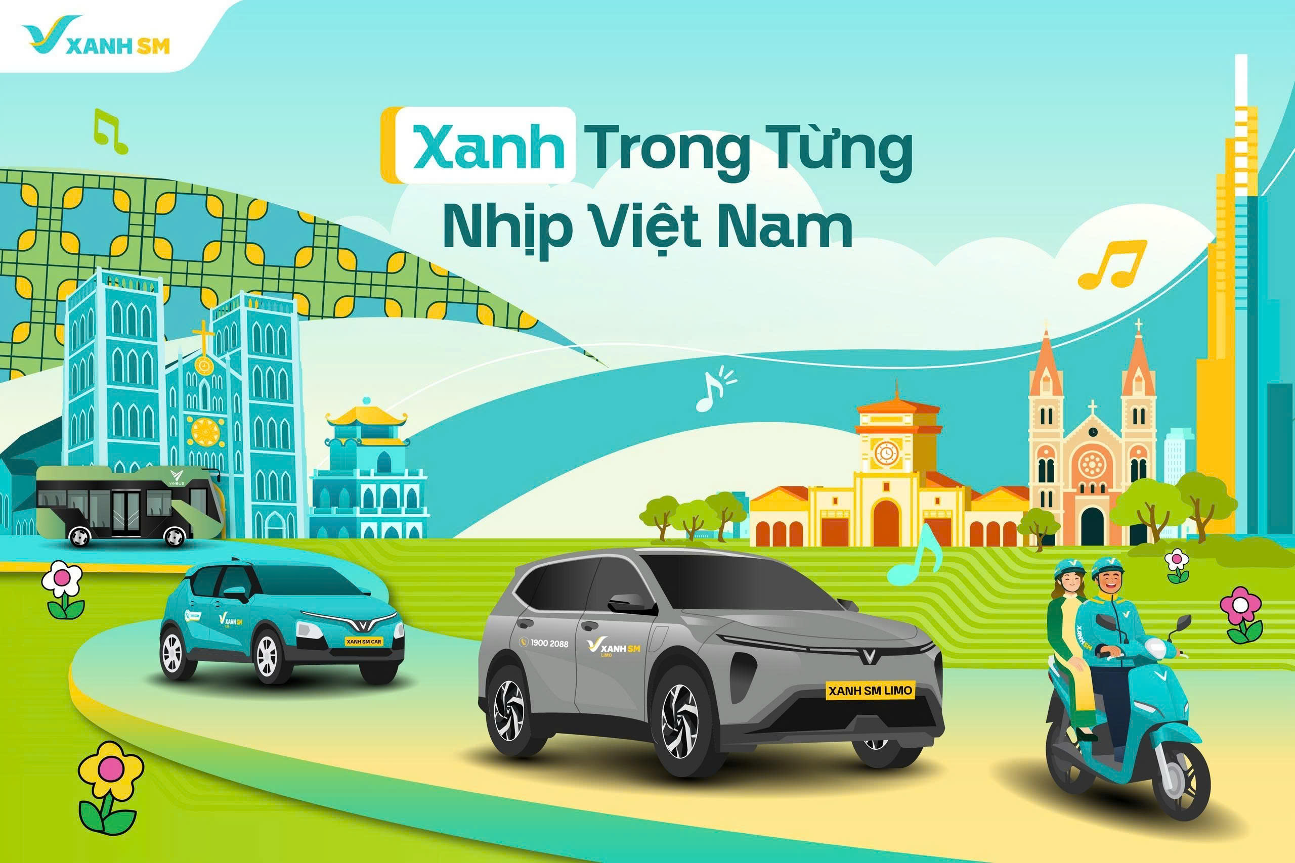 Đặt xe Xanh SM đến Ngày hội Việt Nam Xanh 2025, ưu đãi tới 15% - Ảnh 1.