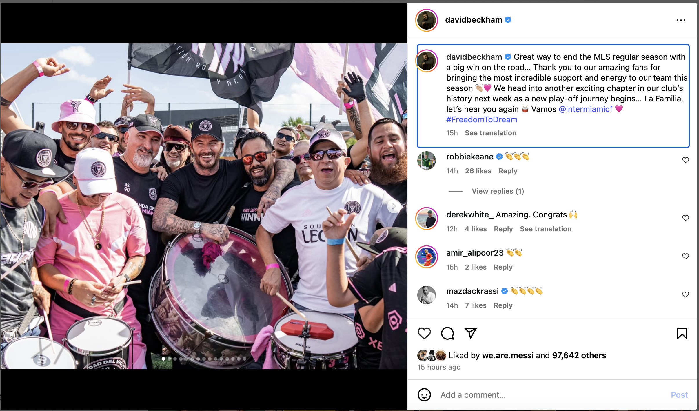 David Beckham lên tiếng về MLS Cup, tương lai của Messi tại Inter Miami được làm rõ- Ảnh 1. David Beckham lên tiếng về MLS Cup, tương lai của Messi tại Inter Miami được làm rõ- Ảnh 1.