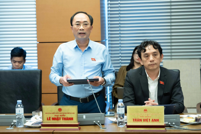 Đại biểu quốc hội Lê Nhật Thành. Ảnh: Hoàng Phong