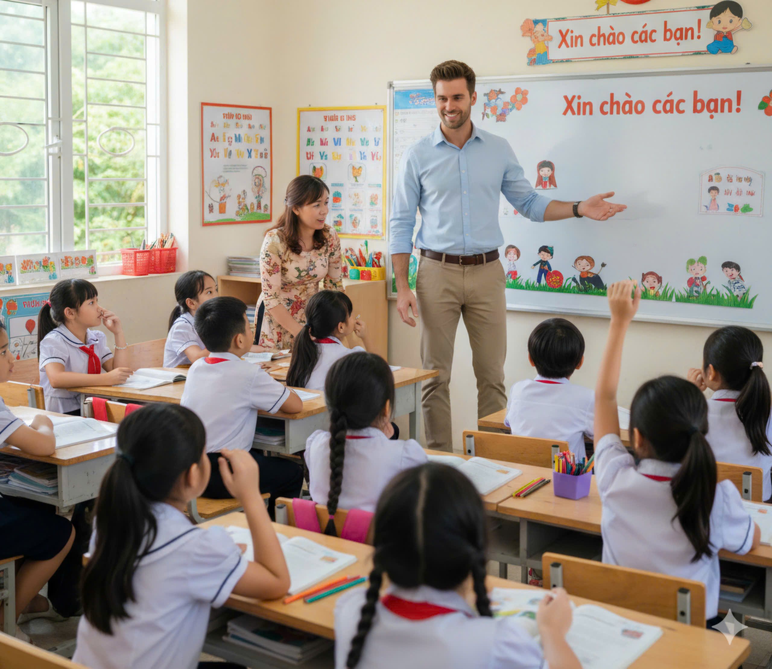 Đề xuất các trường hợp người nước ngoài vào làm việc tại cơ sở giáo dục Việt Nam 1 Đề xuất các trường hợp người nước ngoài vào làm việc tại cơ sở giáo dục Việt Nam - Ảnh 1.