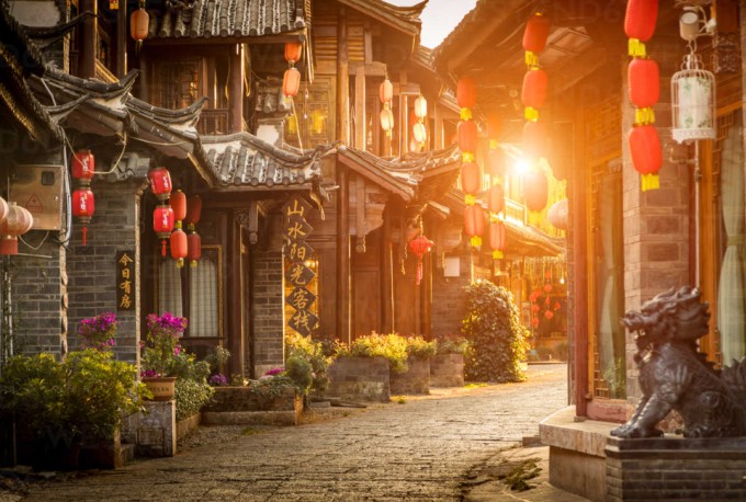 Lệ Giang mùa thu. Ảnh: Discover Bejing tours