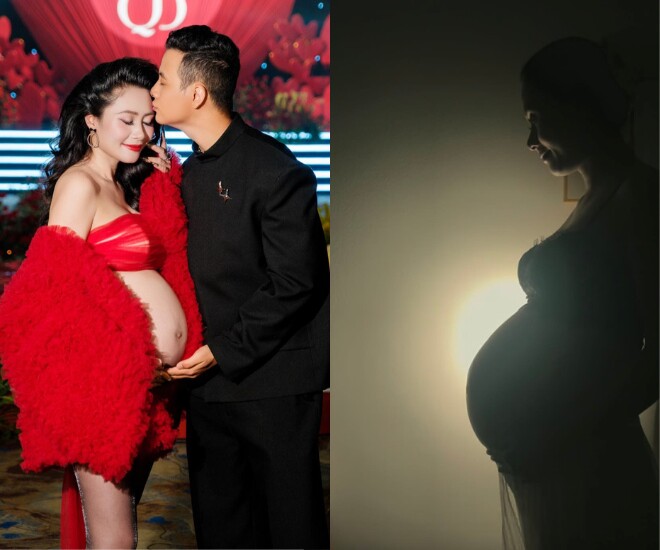 Diễn viên Thanh Hiền mang thai lần 2 với chồng hiện tại - anh Thanh Long.