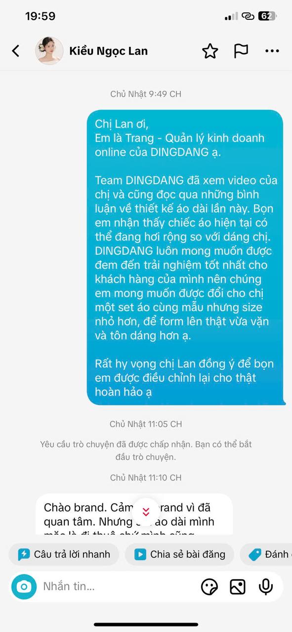 Drama áo dài 6 triệu của DINGDANG: Người review chỉ đi thuê, brand không tìm được tiếng nói chung với khách- Ảnh 9.
