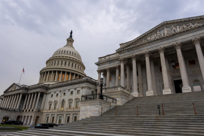 Tòa nhà quốc hội Mỹ ở thủ đô Washington ngày 29/6. Ảnh: AFP