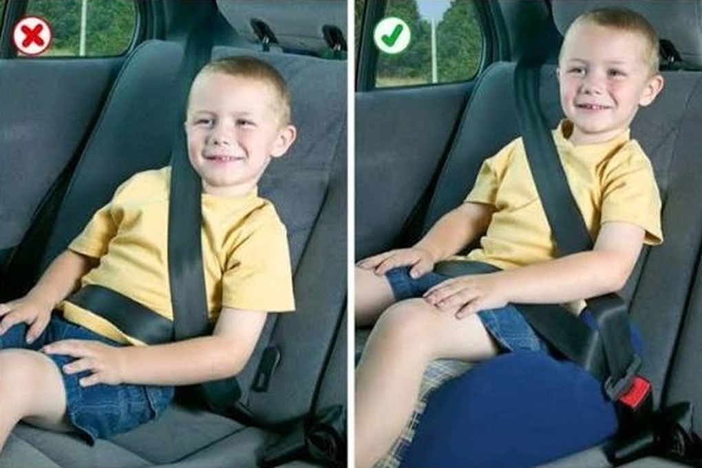 Dùng dây an toàn cho trẻ em sai cách có thể gây thêm chấn thương - 1
