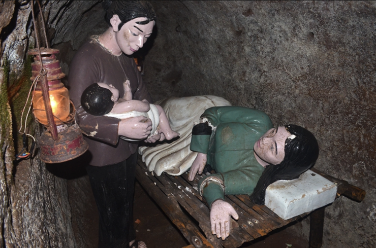 Đường hầm xuyên lòng đất Vịnh Mốc như mê cung - 7