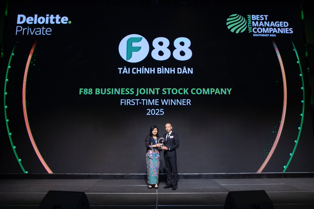 F88 được Deloitte trao danh hiệu “Doanh nghiệp Việt Nam được quản trị tốt nhất 2025” - 1