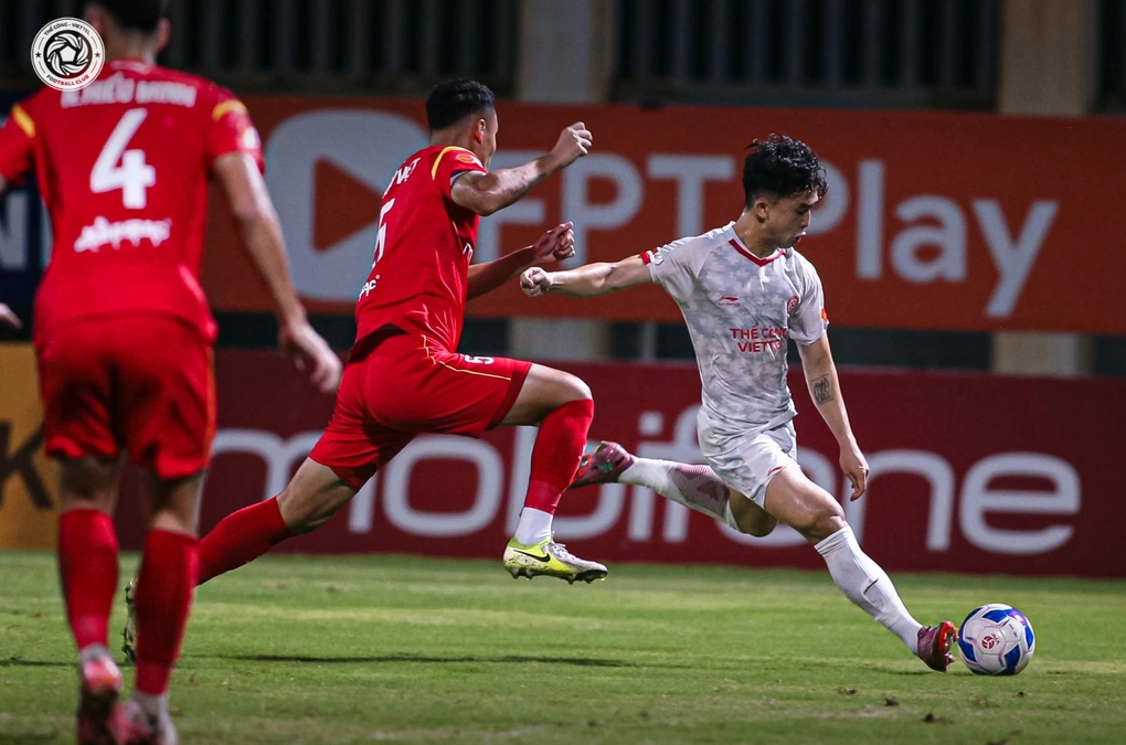 Gặp sự cố tắc đường, Thể Công Viettel chia điểm với PVF-CAND - 1