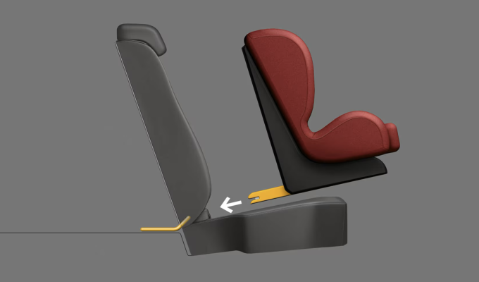 Hướng dẫn lắp ghế trẻ em bằng chốt ISOFIX. ảnh: Seat UK