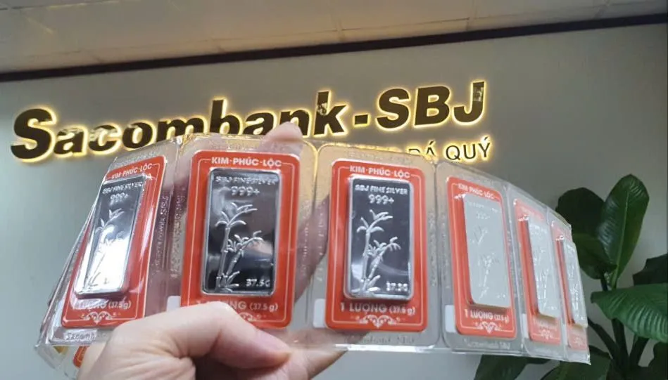 Giá bạc thế giới phục hồi kéo giá bạc trong nước tăng trở lại, nhưng biên độ tăng không quá mạnh.