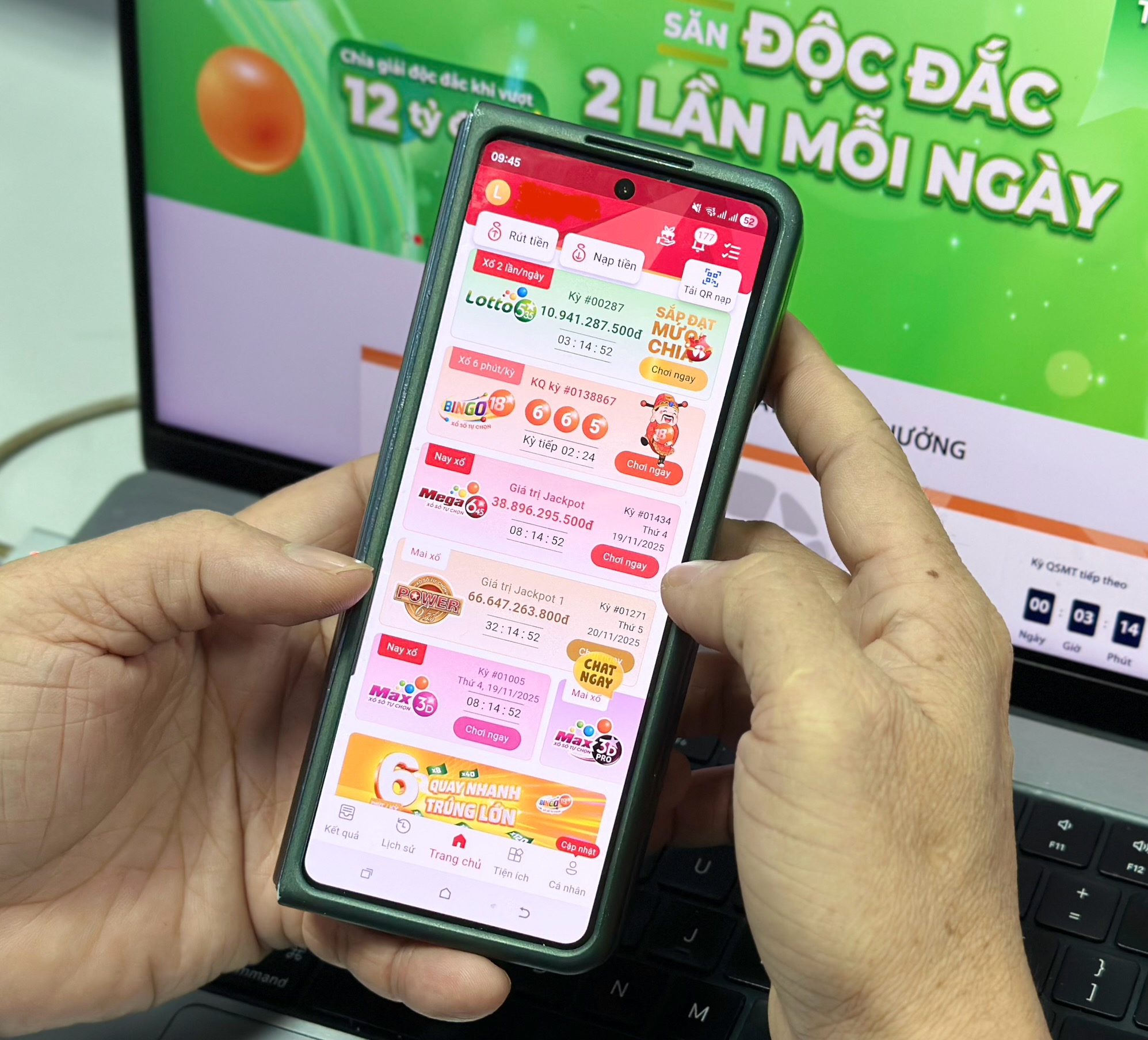 Giải mã sức hút của trào lưu chơi xổ số trên điện thoại- Ảnh 1. Giải mã sức hút của trào lưu chơi xổ số trên điện thoại- Ảnh 1.