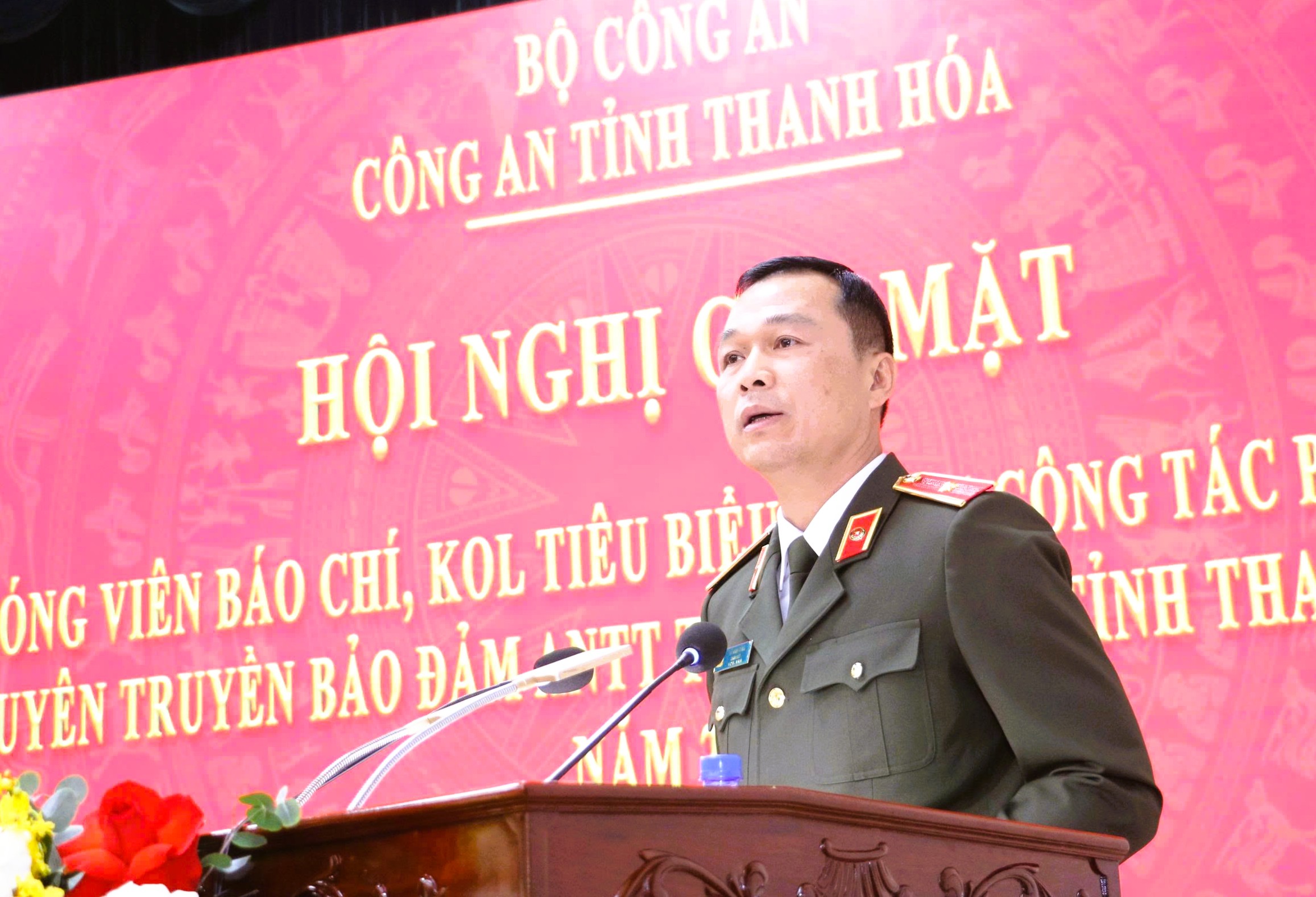 Giám đốc Công an thanh hóa kêu gọi phóng viên và KOL lan tỏa thông tin tích cực - Ảnh 1.