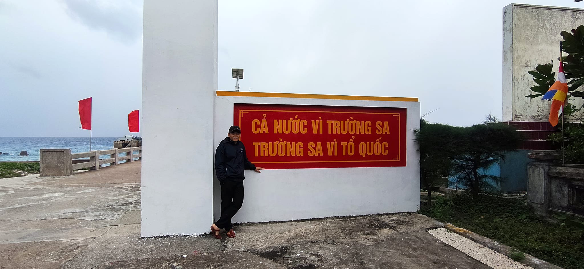 Gieo chu o Truong Sa