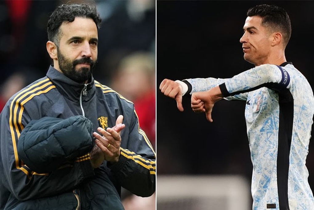 HLV Ruben Amorim phản ứng bất ngờ trước chỉ trích của C.Ronaldo - 1
