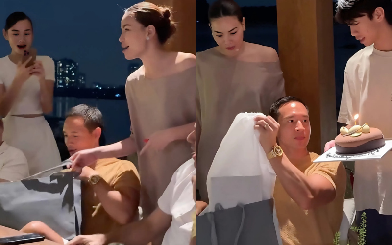 Hà Hồ tặng chồng chiếc đồng hồ Top 3 thế giới, Kim Lý nghẹn ngào- Ảnh 1.