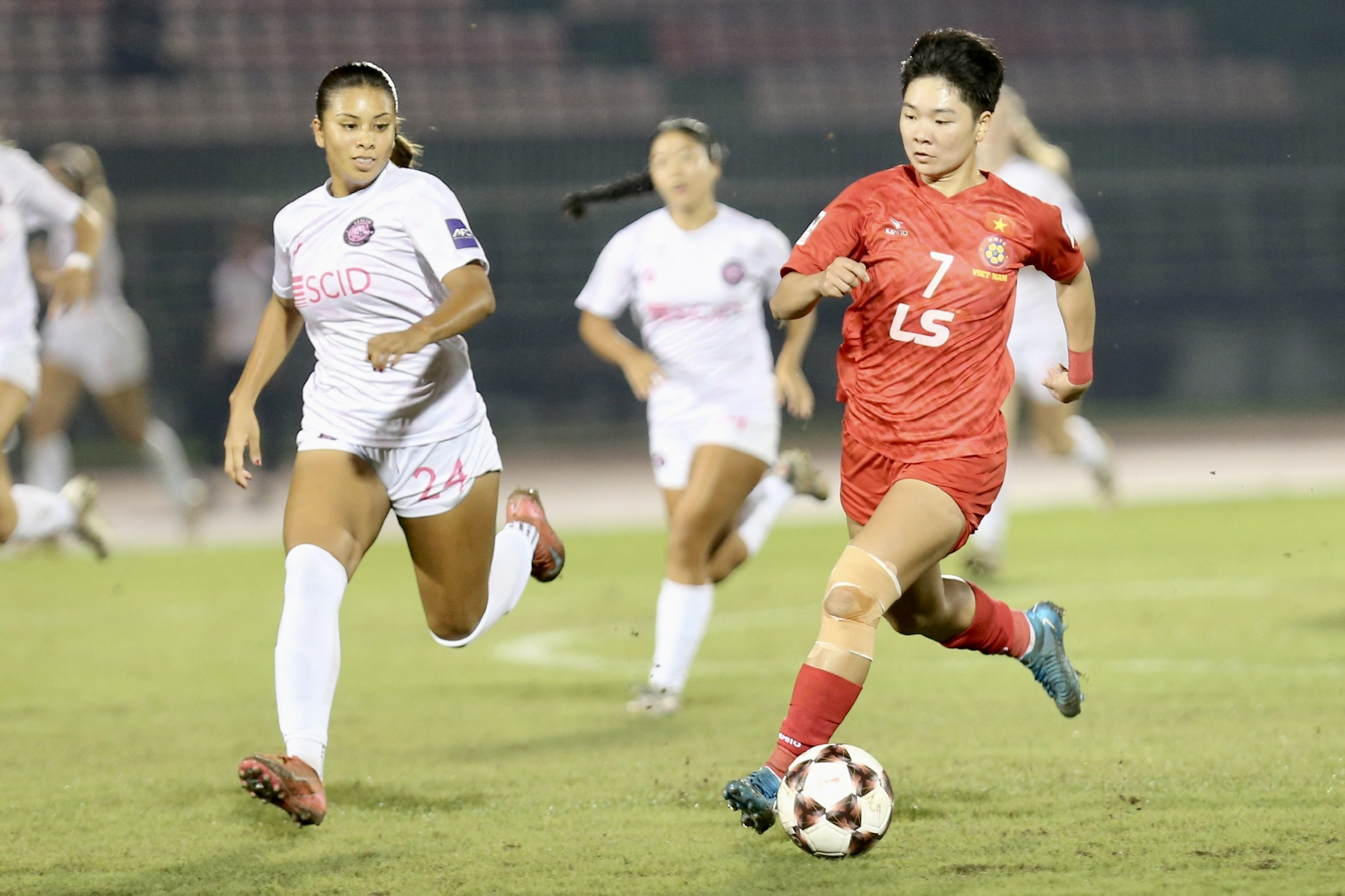 Cúp C1 châu Á: Huỳnh Như lập siêu phẩm, CLB nữ TP.HCM thắng kịch tính CLB Philippines- Ảnh 1. Cúp C1 châu Á: Huỳnh Như lập siêu phẩm, CLB nữ TP.HCM thắng kịch tính CLB Philippines- Ảnh 1.