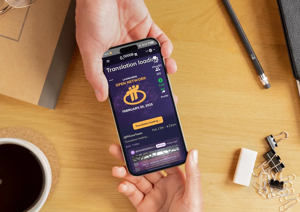 Pi - một loại tiền kỹ thuật số. Ảnh: Ảnh: TIỂU MINH/Canva tiền kỹ thuật số