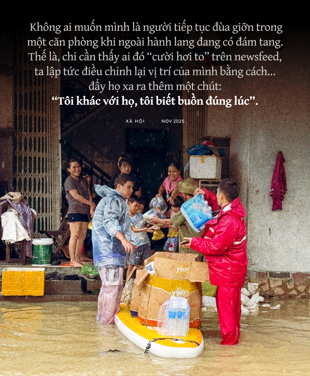 Không ai có nhiệm vụ phải trình diễn sự thương cảm của mình cho người khác- Ảnh 1.