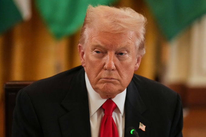 Tổng thống Mỹ Donald Trump trong một cuộc họp tại Nhà Trắng hôm 6/11. Ảnh: AP