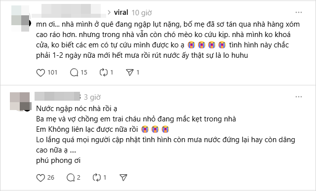 Mất liên lạc vì ba mẹ “mắc kẹt” giữa mưa lũ: Điều đáng sợ nhất đã xảy ra với những đứa con xa nhà- Ảnh 5.