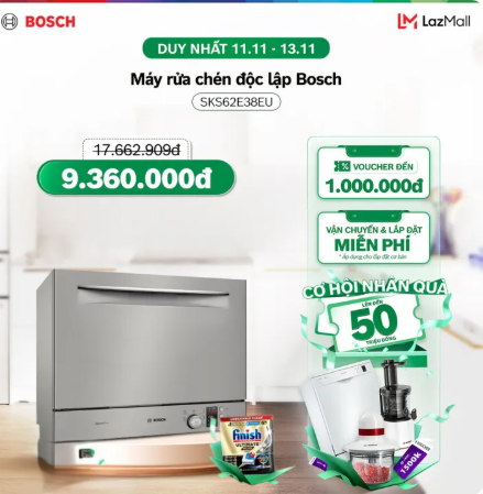 11/11: Máy sấy Dyson, máy rửa bát Bosch giảm gần 50%, nồi chiên không dầu Philips chỉ hơn 1 triệu... rẻ đến ngã ngửa!- Ảnh 2.