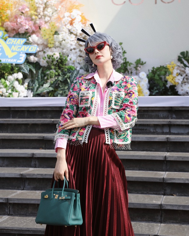 Minh Hằng xách Hermès nửa tỷ chơi Running Man- Ảnh 1.