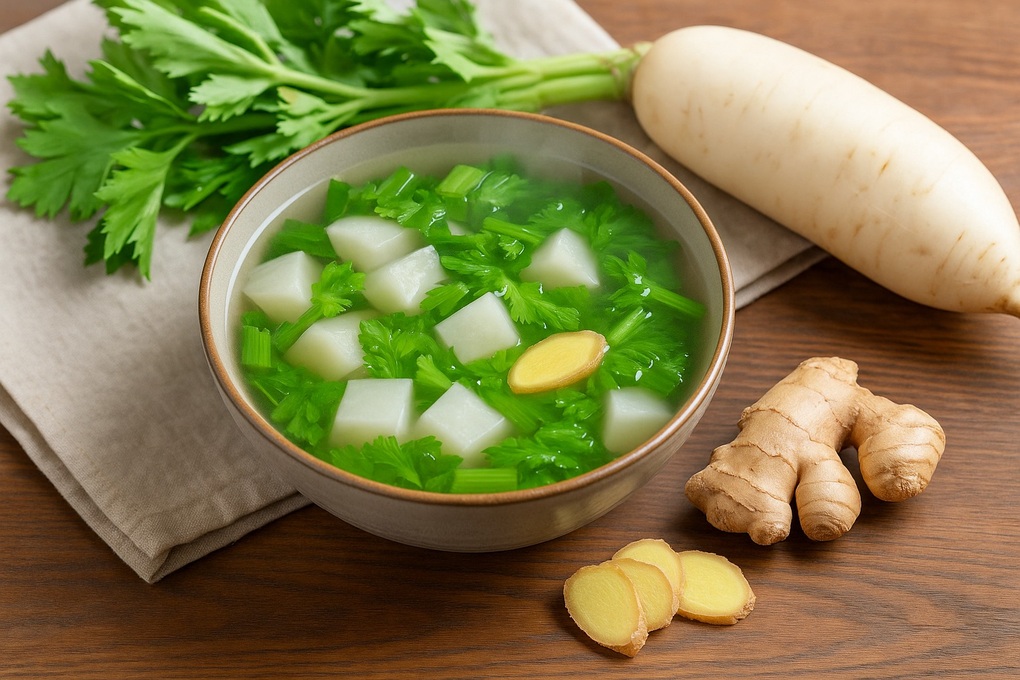 Món canh rau dễ nấu giúp đào thải axit uric, ngừa gout - 1