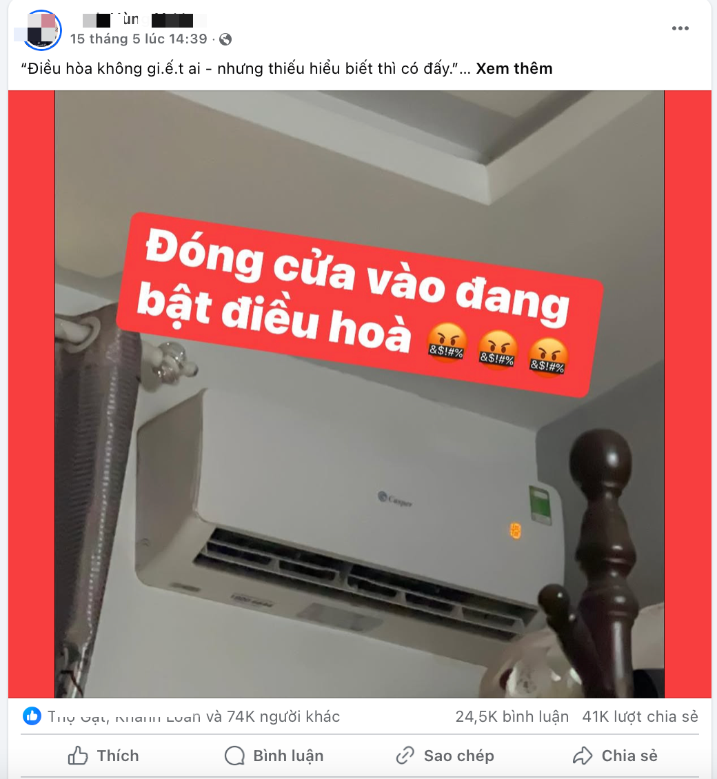 Nằm điều hòa dẫn đến tích tụ CO₂, thiếu oxy: Sự thật thế nào?- Ảnh 1.