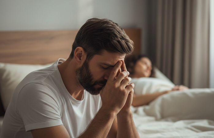 Một số tình trạng sức khỏe khác có liên quan mật thiết đến nguy cơ rối loạn cương dương ở quý ông - Minh họa AI: Thu Anh