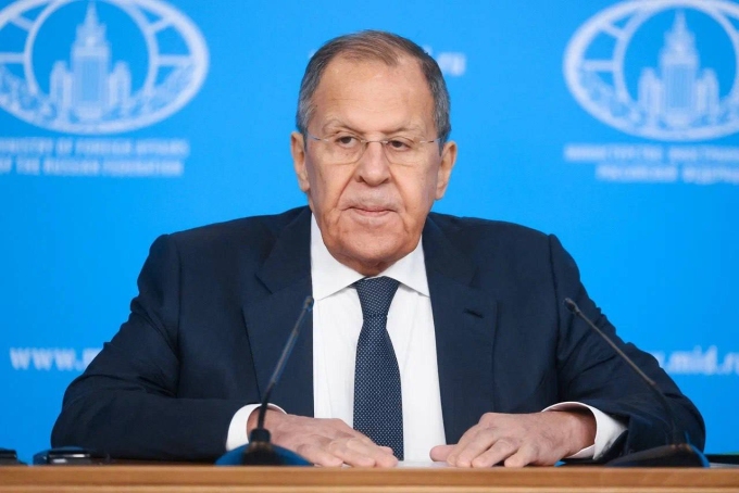 Ngoại trưởng Nga Sergey Lavrov trong bức ảnh được Bộ Ngoại giao Nga đăng ngày 8/11. Ảnh: BNG Nga