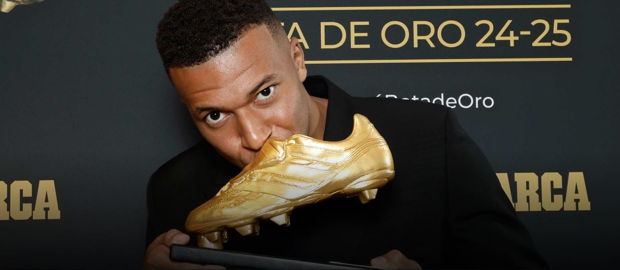 Nhận Chiếc giày vàng châu Âu, Mbappe tuyên bố: 'Tôi không còn như trước nữa' 1 Mbappe - Ảnh 1.