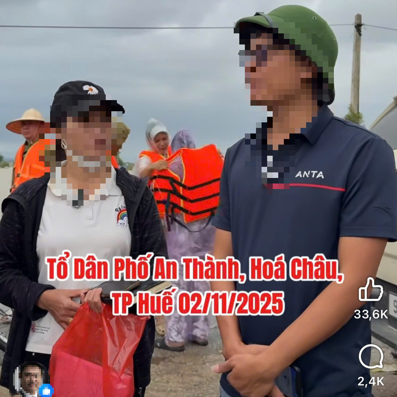 Nữ cán bộ khu phố đính chính thông tin xin hàng cứu trợ lũ lụt ở Huế - Ảnh 1.