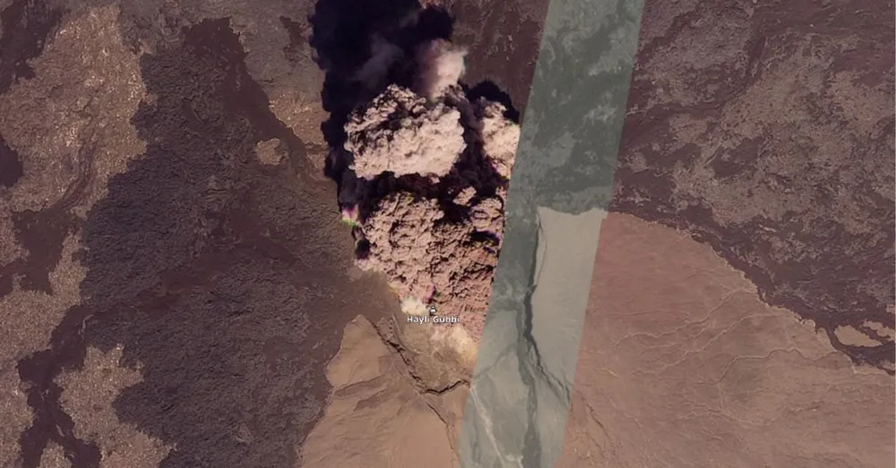 2511 Núi lửa Hayli Gubbi phun trào, tro bụi lan tới tận Trung Quốc.jpg