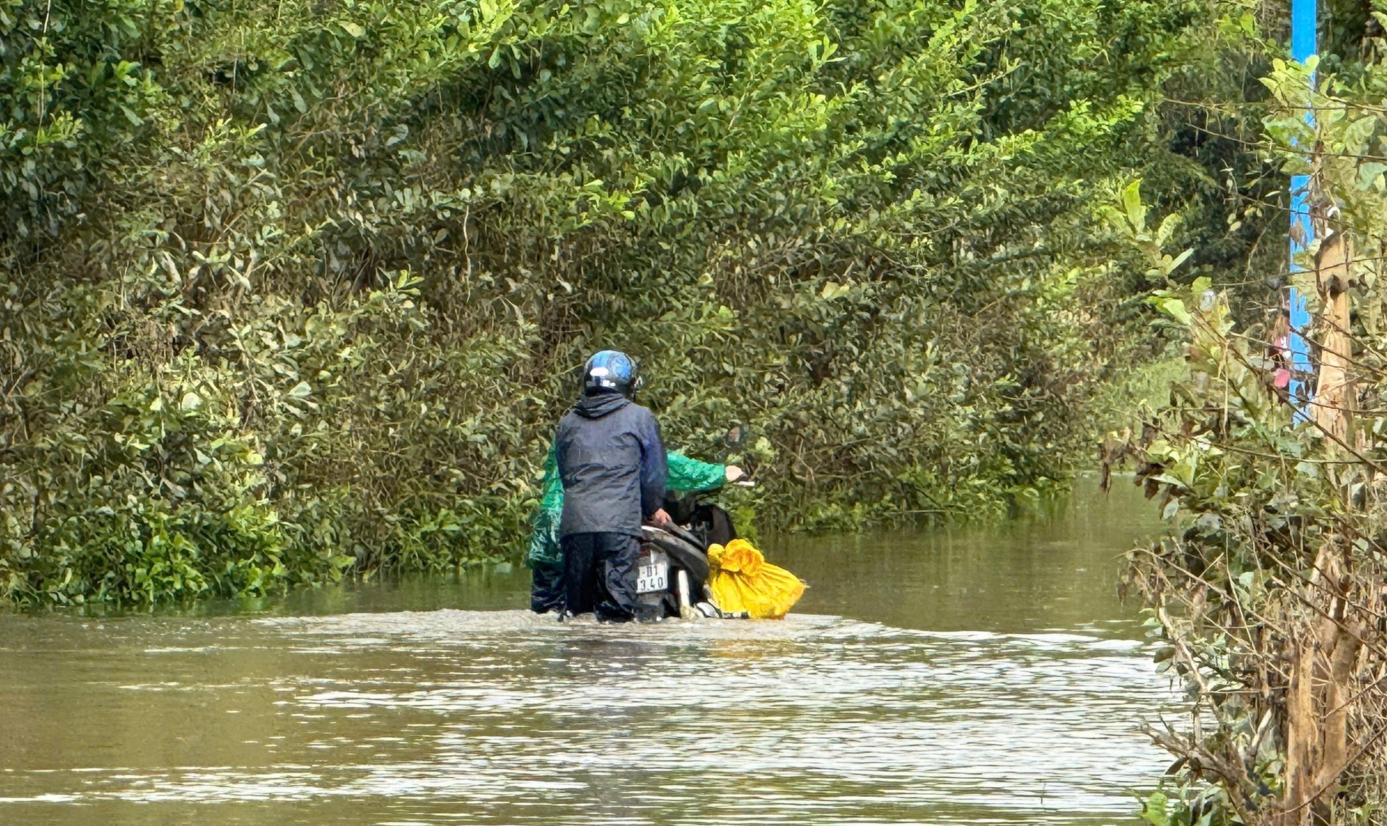 Đà Nẵng: Nước lũ lịch sử vừa rút, nhiều nơi lại ngập trở lại, gây chia cắt - Ảnh 1.